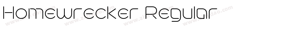 Homewrecker Regular字体转换